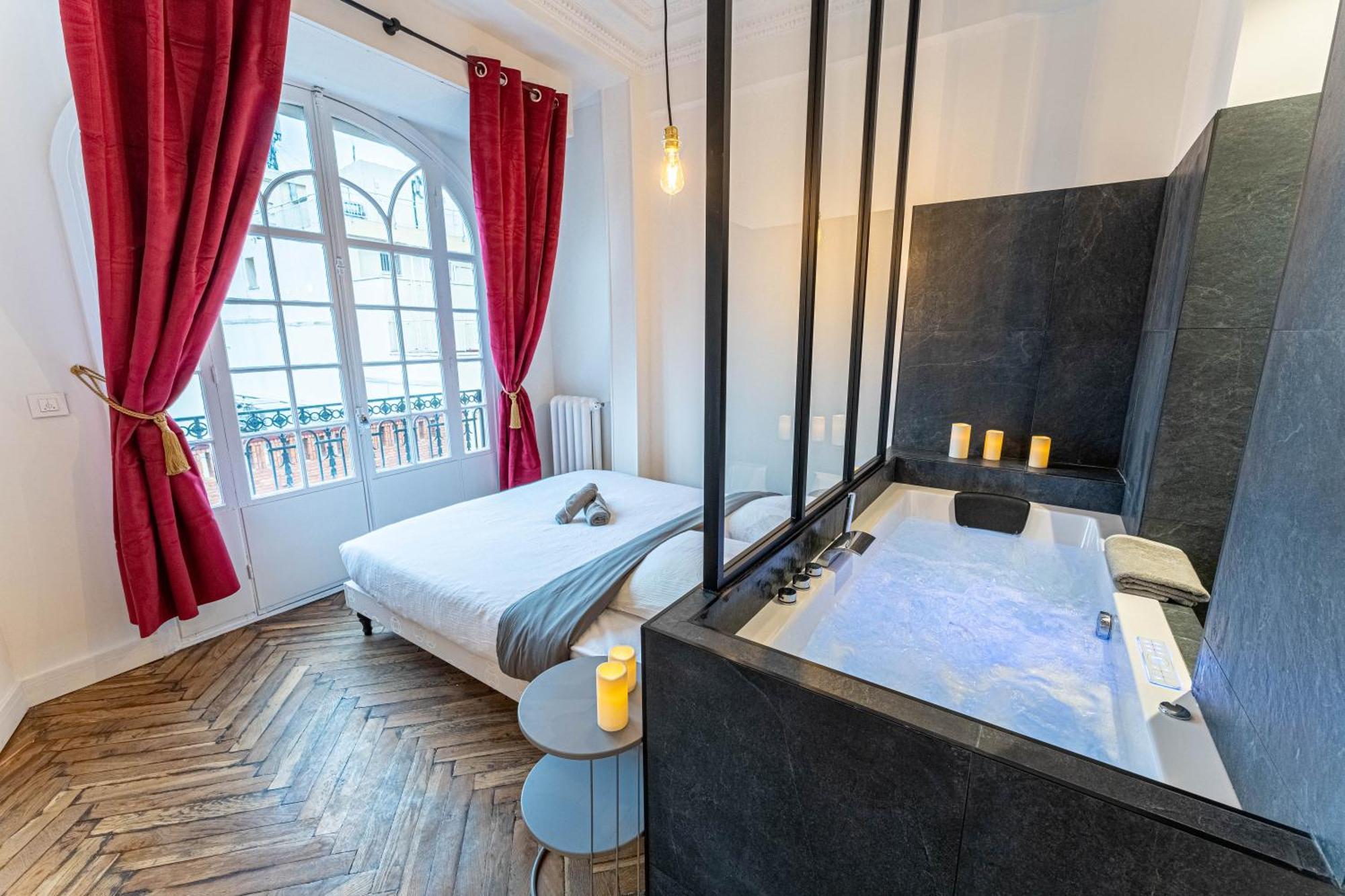 Jacuzzi-Nice Quartier Des Musiciens-Loft Eksteriør billede